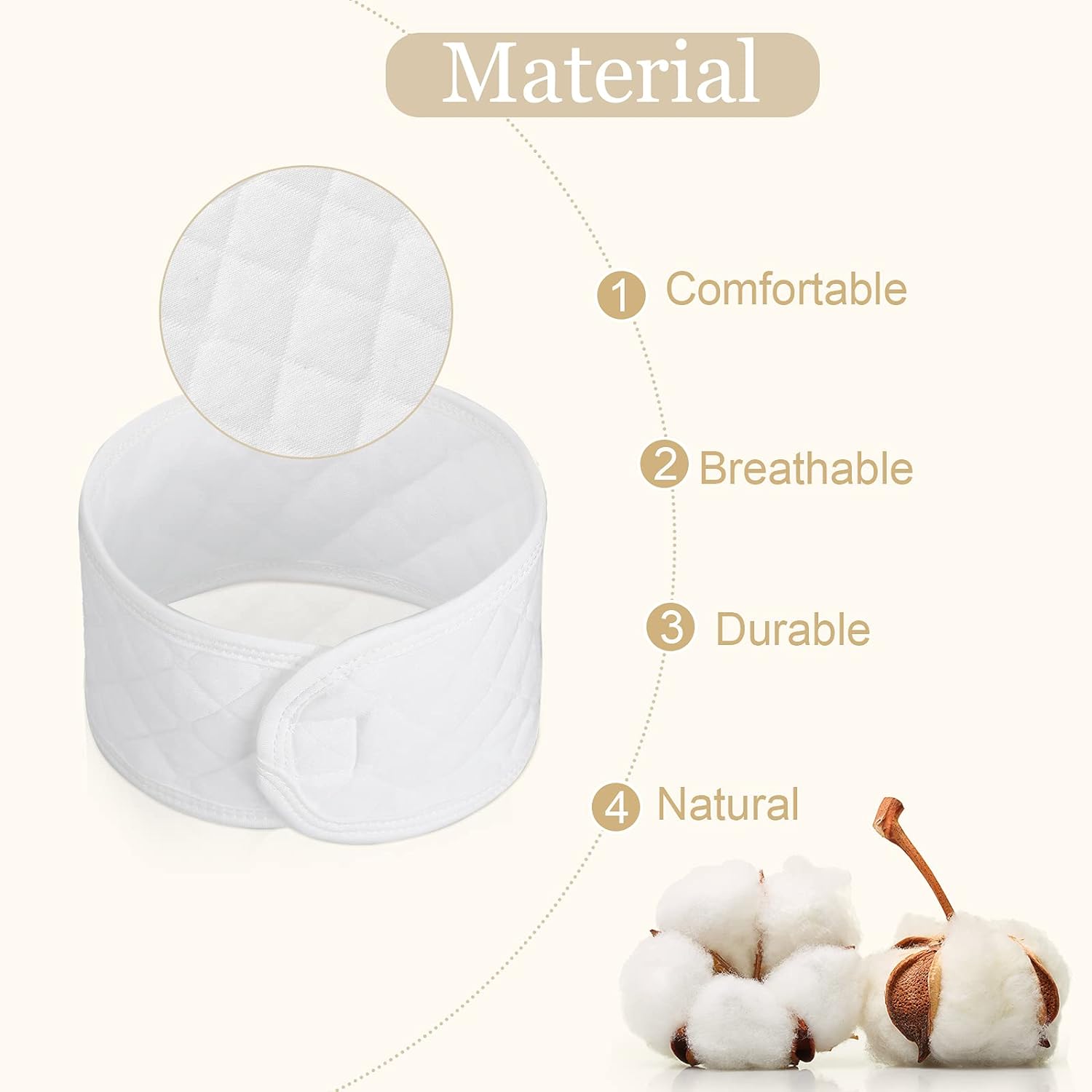 Nuanchu 20 Pieces Baby Belly Band Cotton Newborn Belly Belt Infant Umbilical Cord Protector Soft Baby Belly Button Band Newborn Navel Belt for Protection Abdomen Baby Boy Girl Gifts 0-12 Months - Image 3